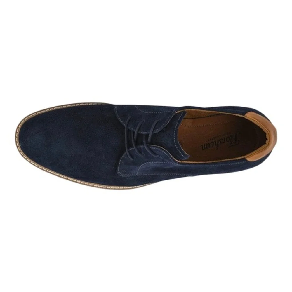 Florsheim HIGHLAND Plain Toe Oxford Men's Size 8.5 Color Navy Blue Suede New Box